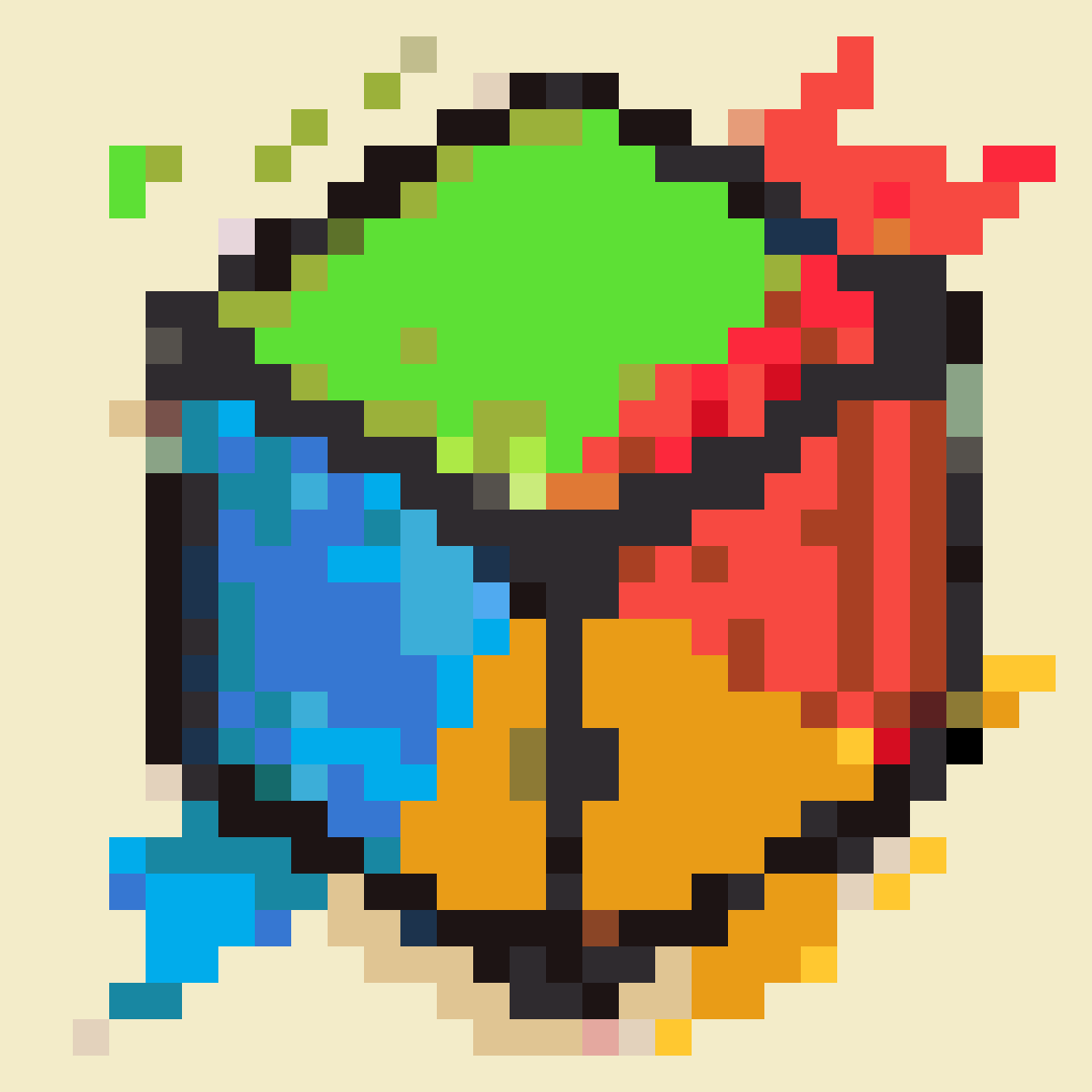 我的 30×30 拼豆图纸