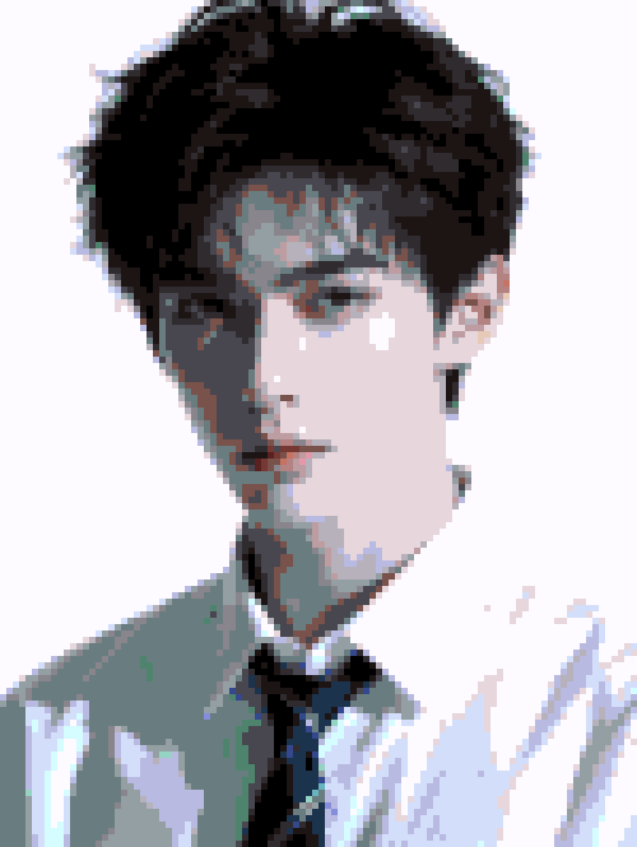 我的 100×133 拼豆图纸