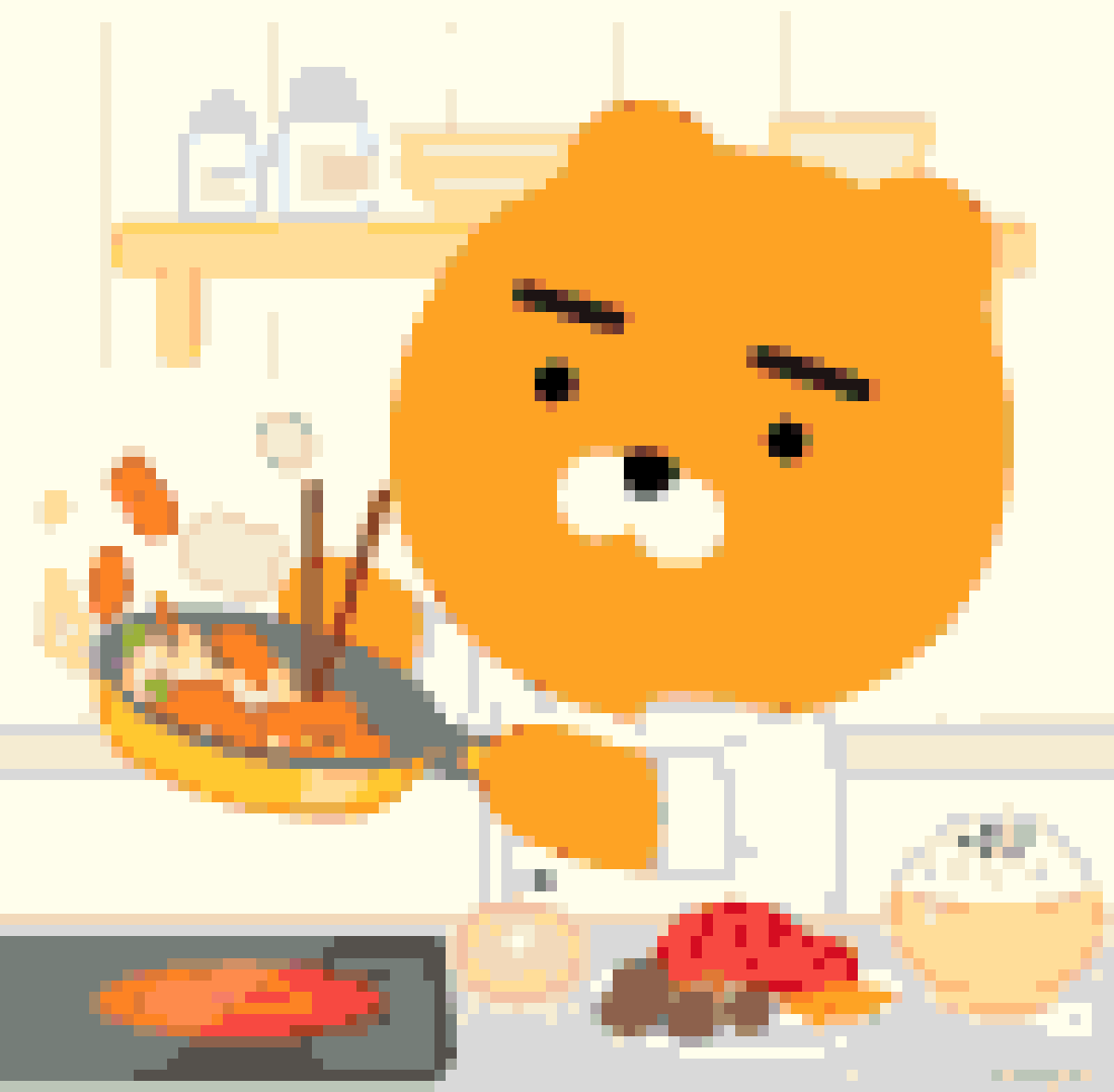 我的 100×98 拼豆图纸